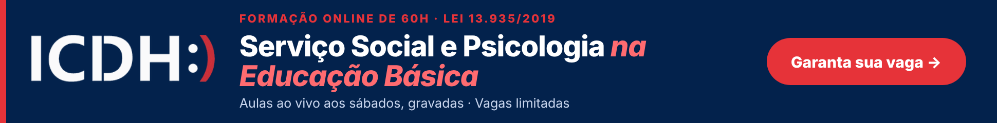 Publicidade: ICDH CURSO